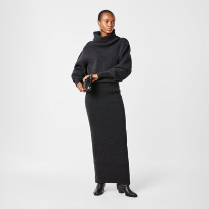 Jacquard Knitted Maxi Jumper Dress