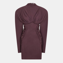 Long Sleeve Jersey Mini Dress