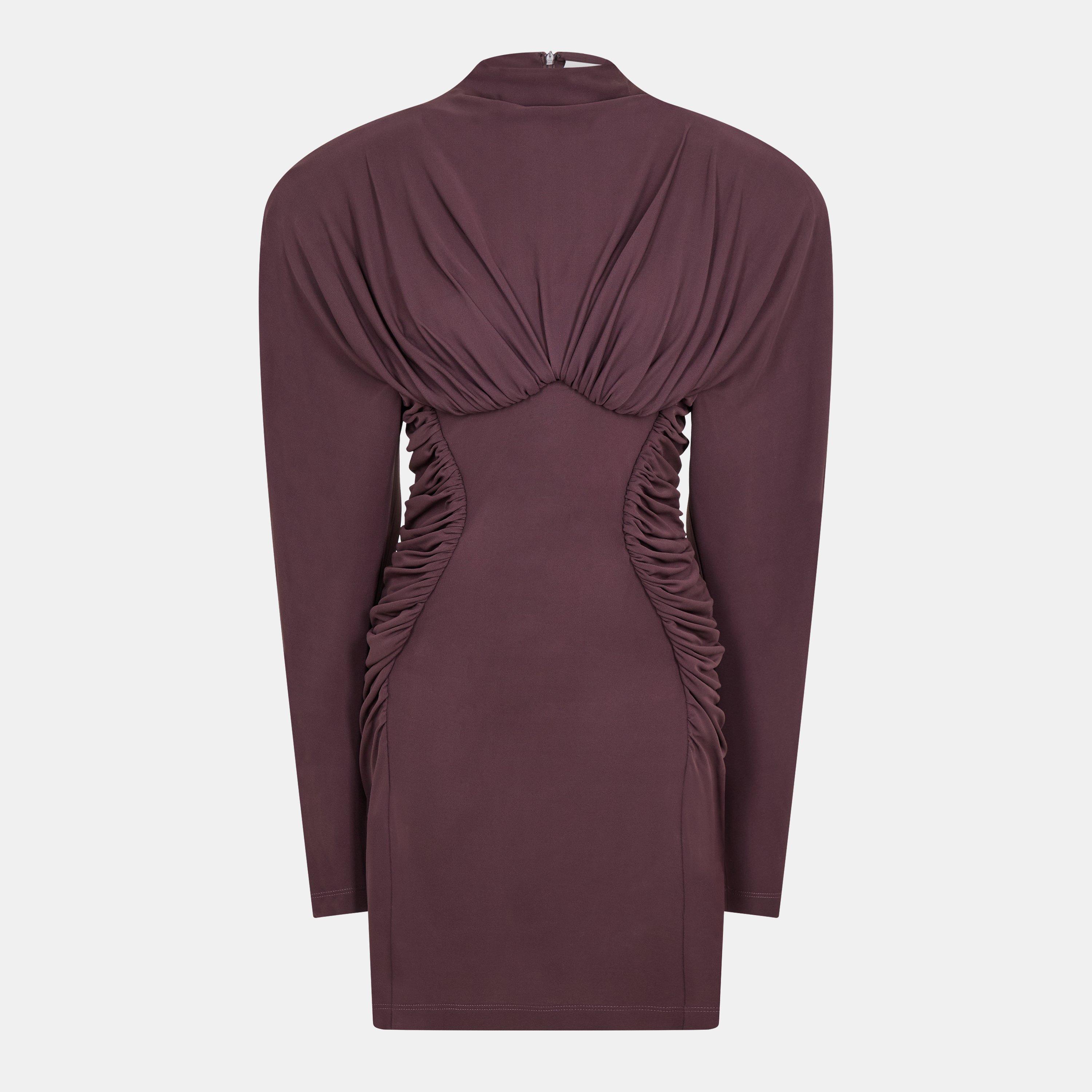 Long Sleeve Jersey Mini Dress