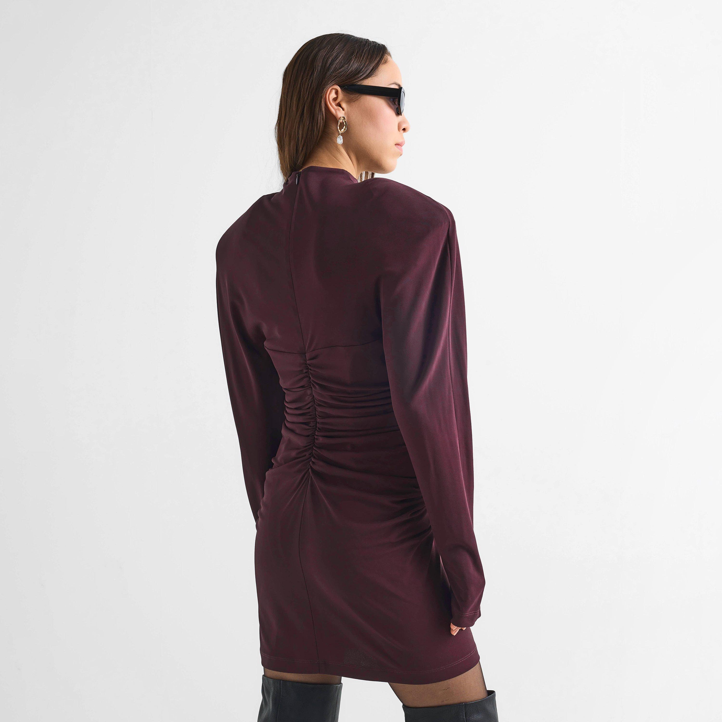 Long Sleeve Jersey Mini Dress