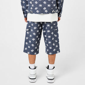 Logo Denim Shorts