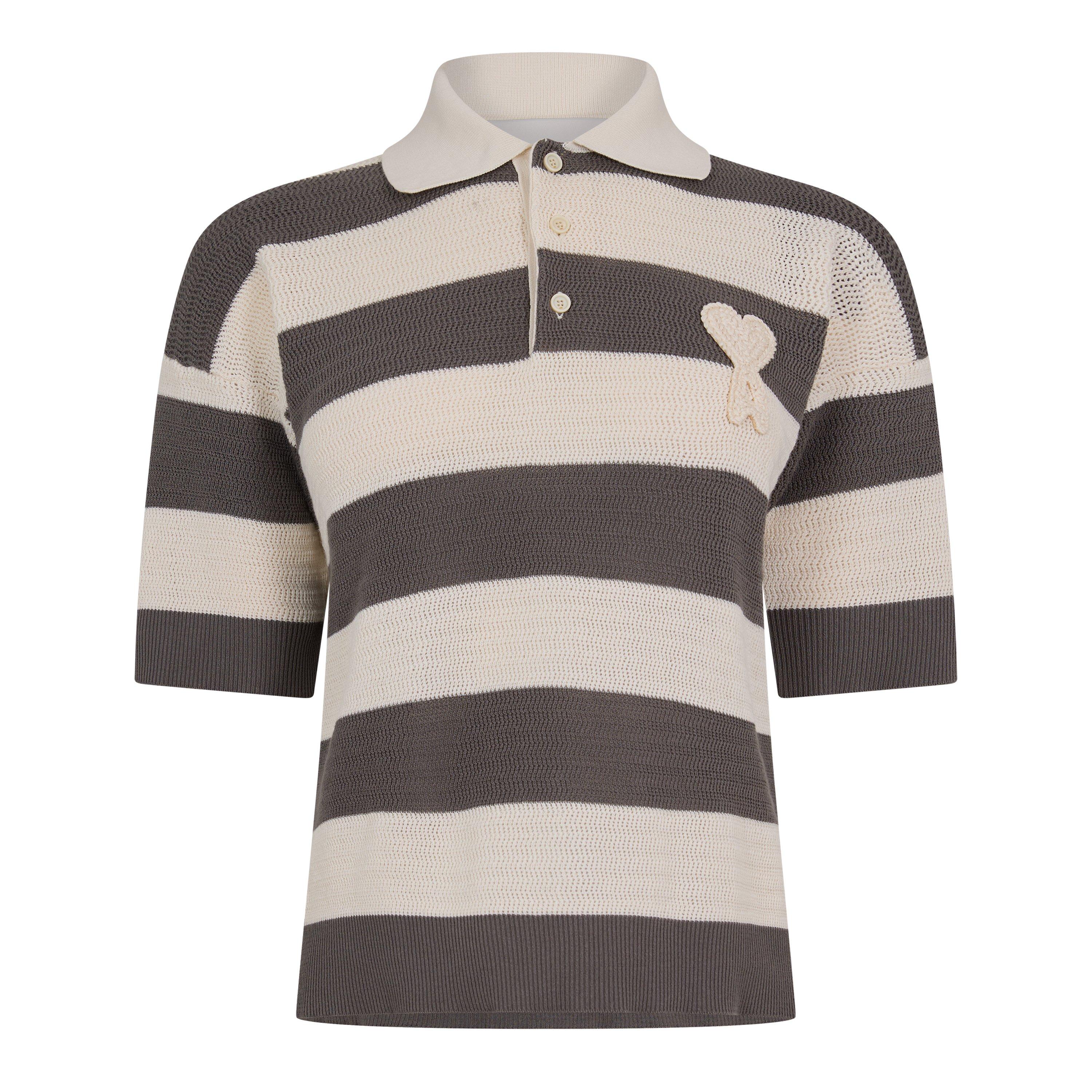 Ami Stripe Polo Ld61