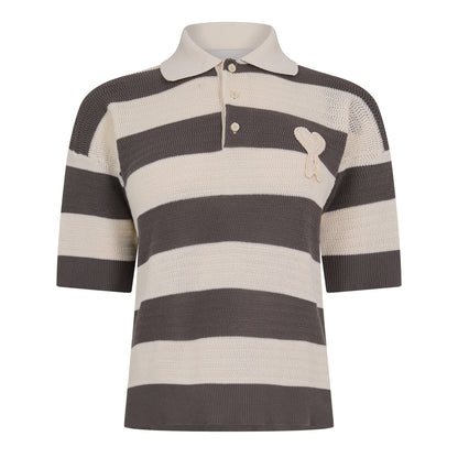Ami Stripe Polo Ld61