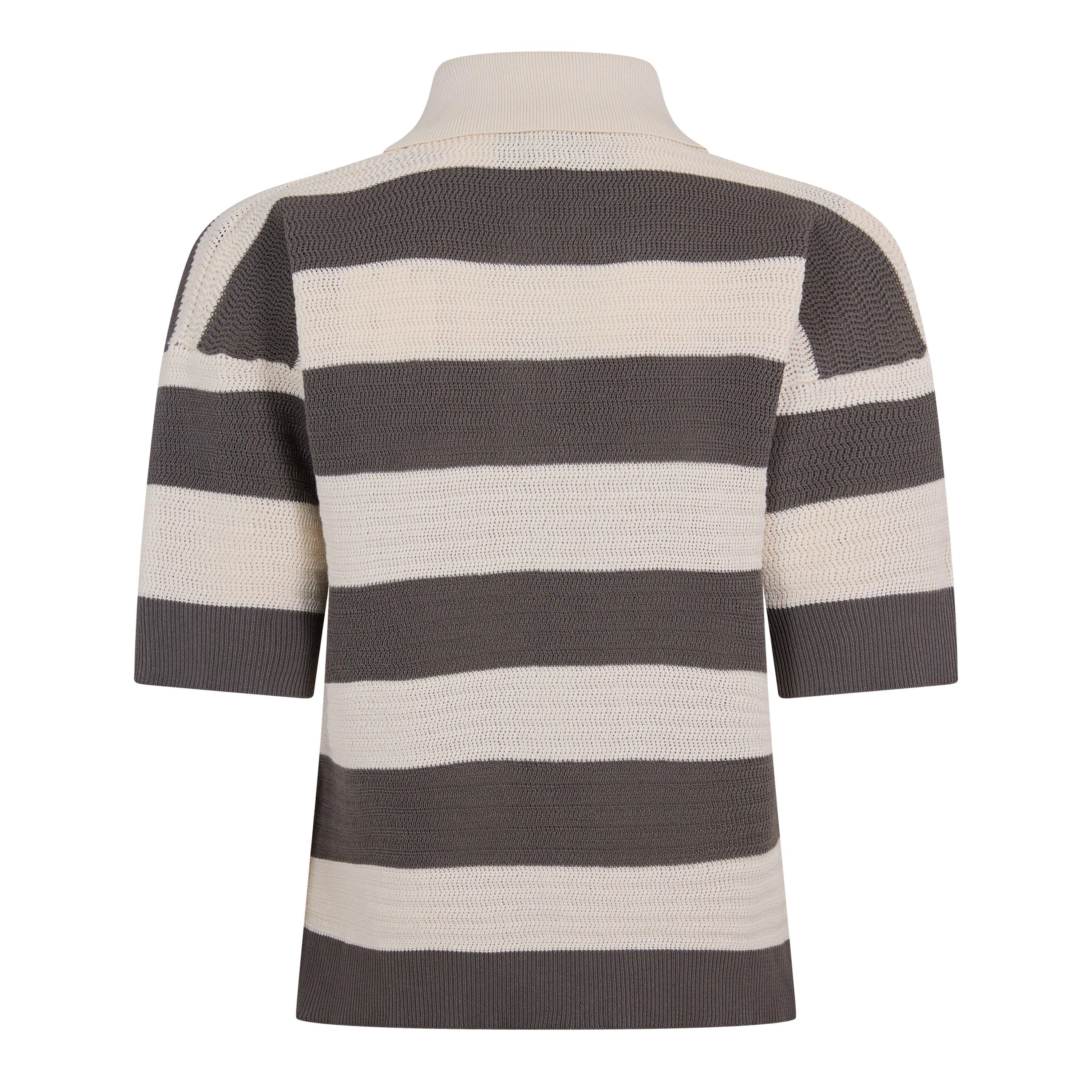 Ami Stripe Polo Ld61