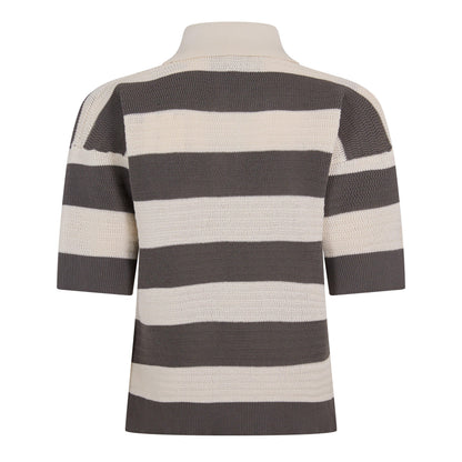 Ami Stripe Polo Ld61