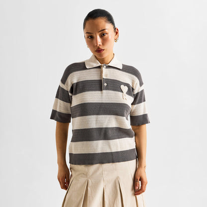 Ami Stripe Polo Ld61