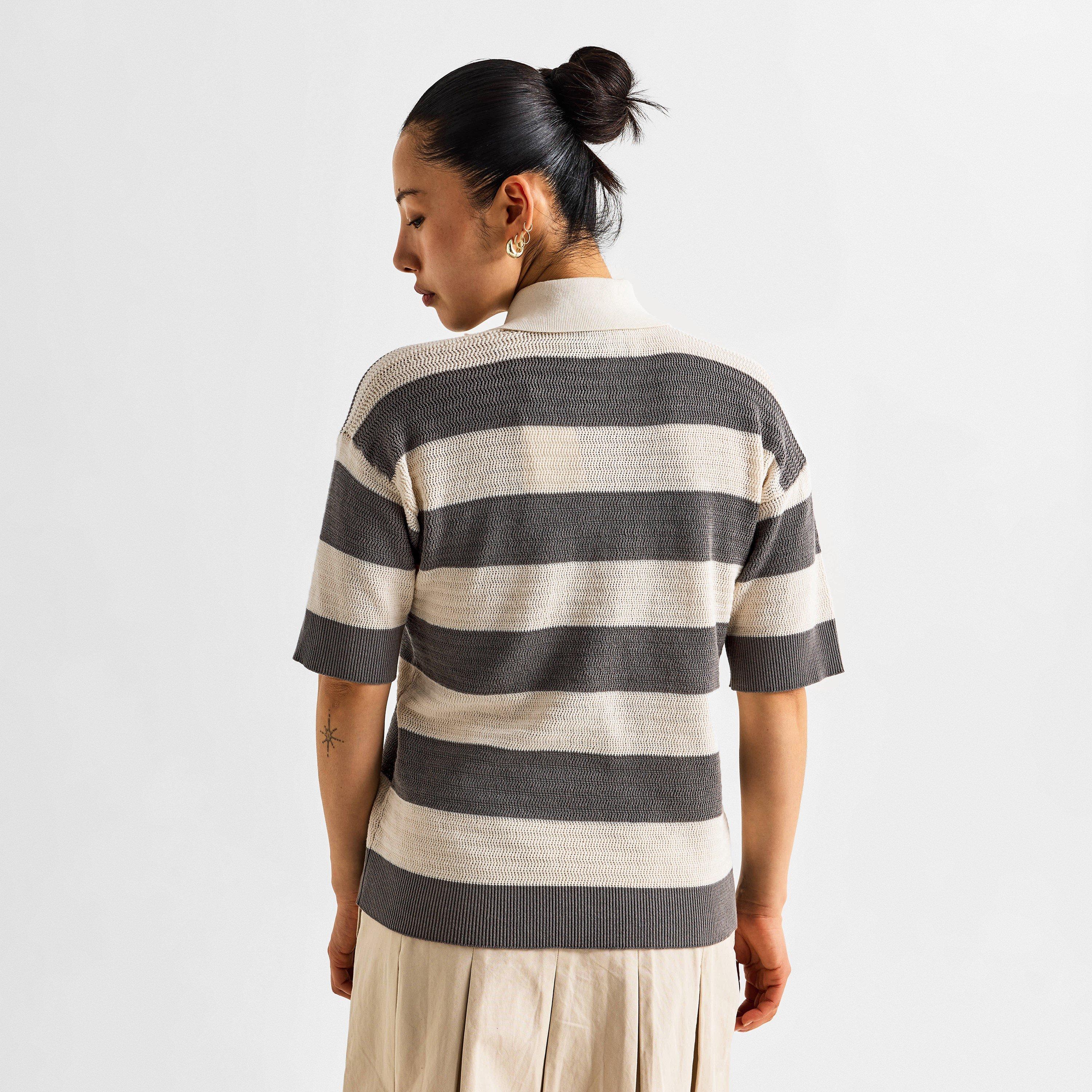 Ami Stripe Polo Ld61