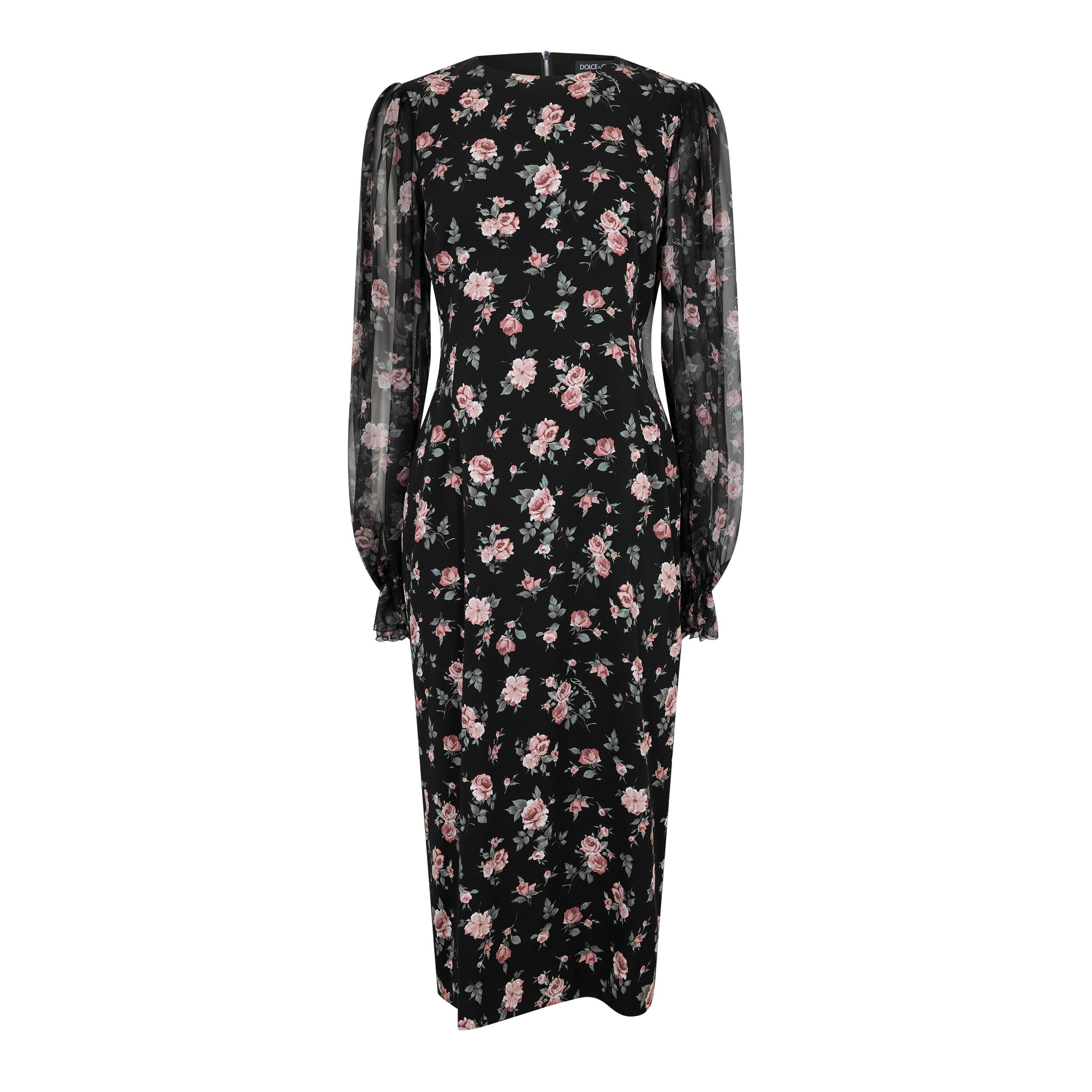 Puff Sleeve Long Maxi Dress