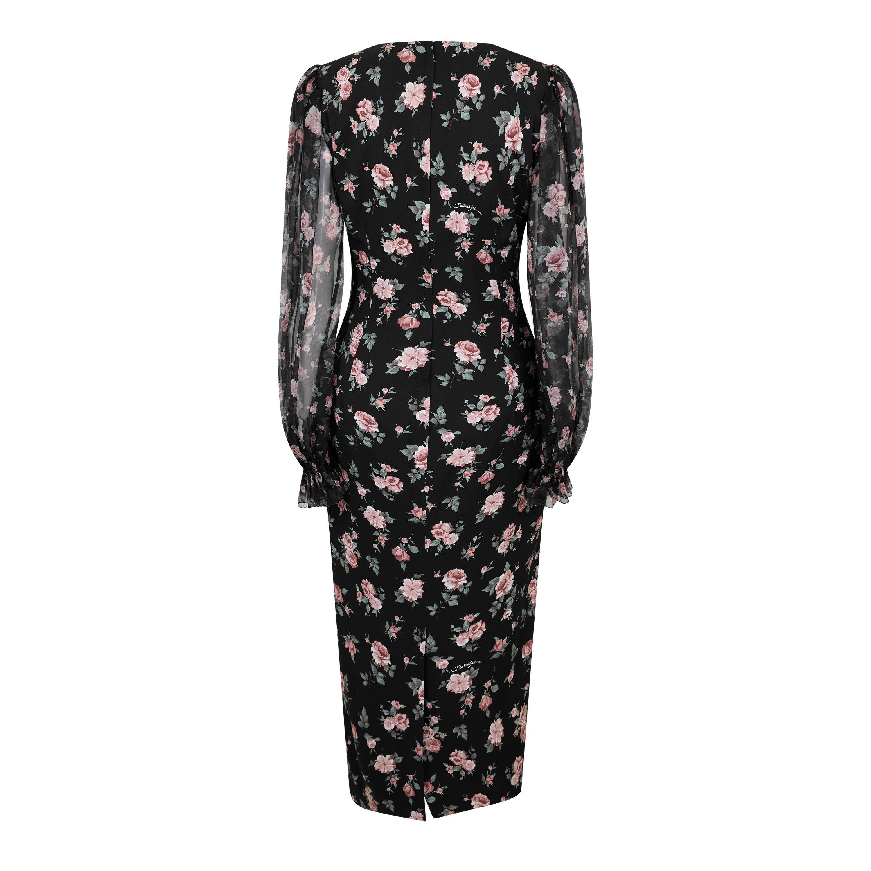 Puff Sleeve Long Maxi Dress