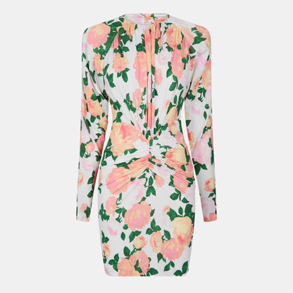 Crepe Mini Dress