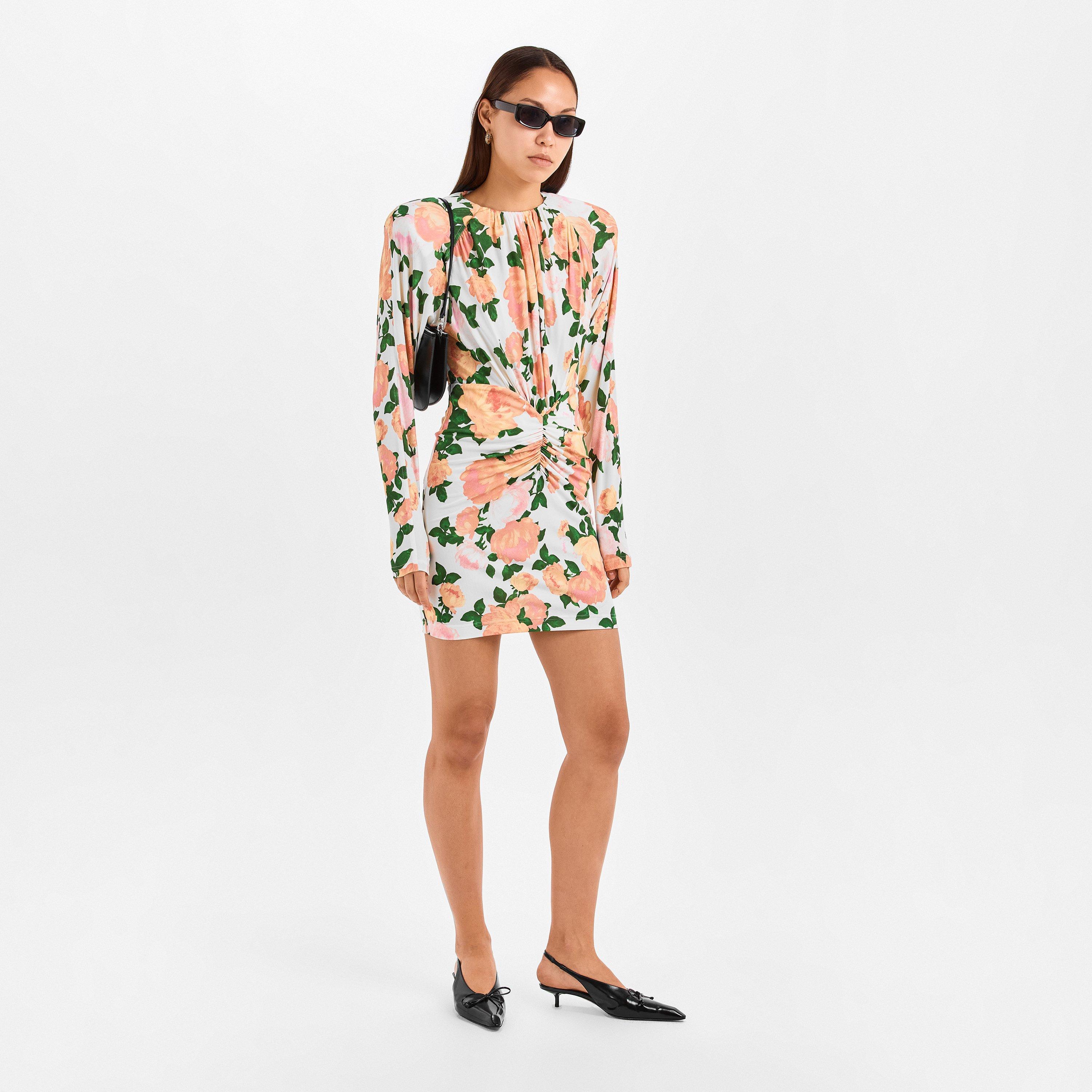 Crepe Mini Dress