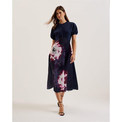Mitzic Printed Tea Dress
