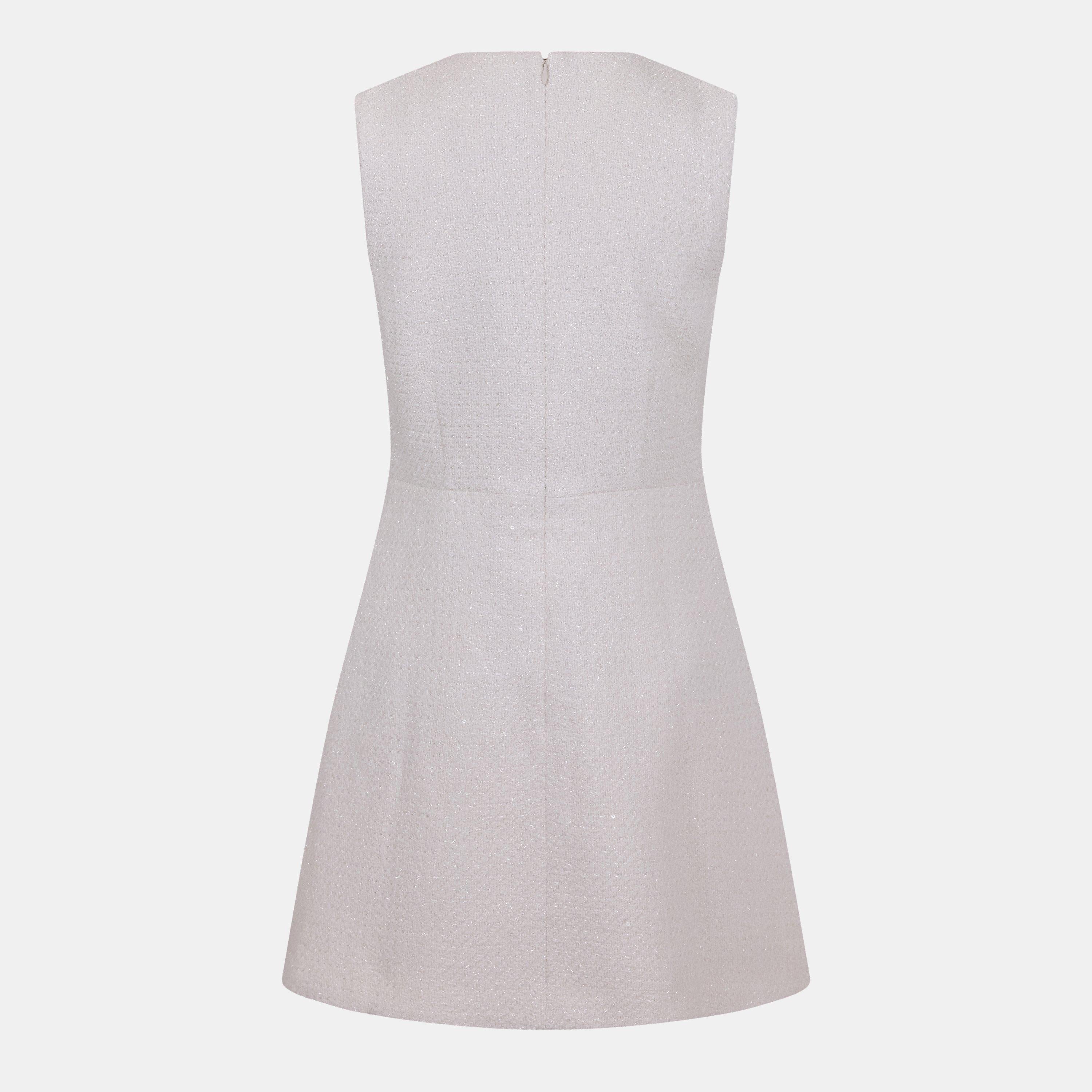 Tinsel Buckle Mini Dress