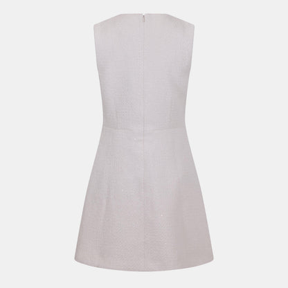 Tinsel Buckle Mini Dress