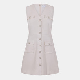 Tinsel Buckle Mini Dress