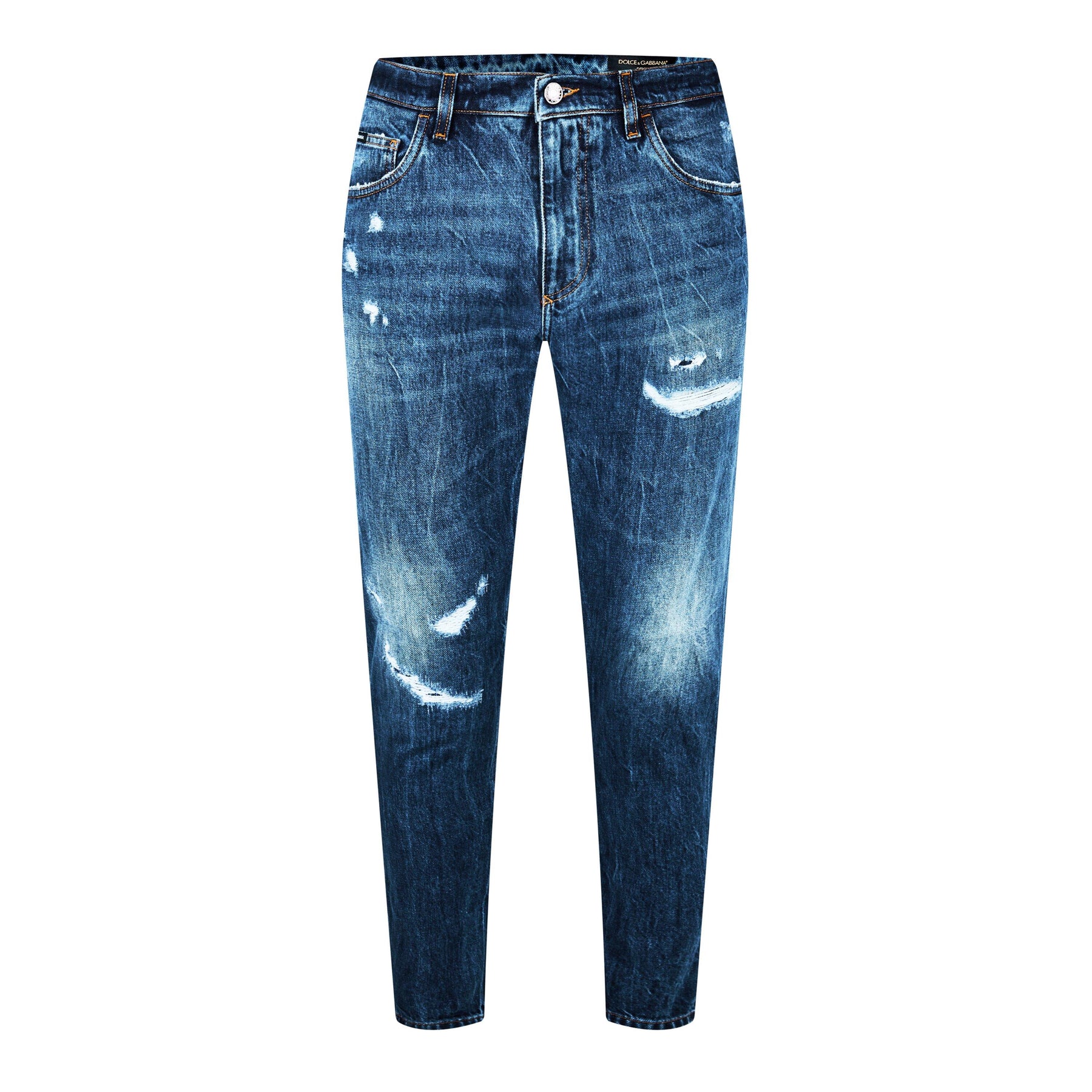 Distressed Denim Jeans