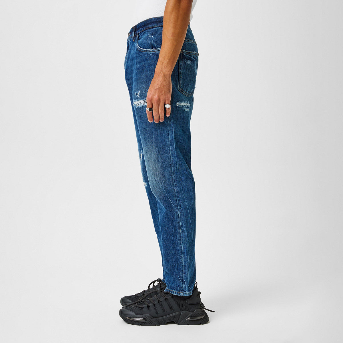 Distressed Denim Jeans