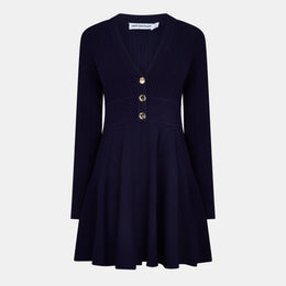 Pointelle Mini Dress