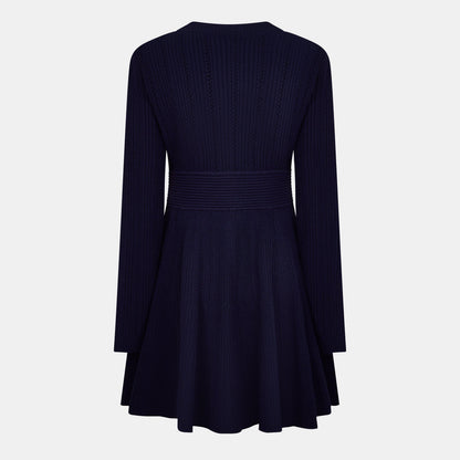 Pointelle Mini Dress
