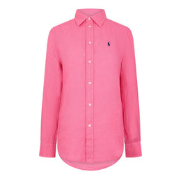 Linen Long Sleeve Oxford Shirt