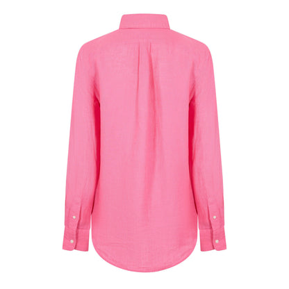 Linen Long Sleeve Oxford Shirt