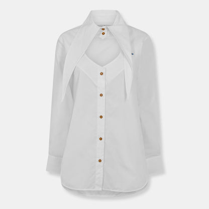 Viv Heart Long Sleeve Oxford Shirt