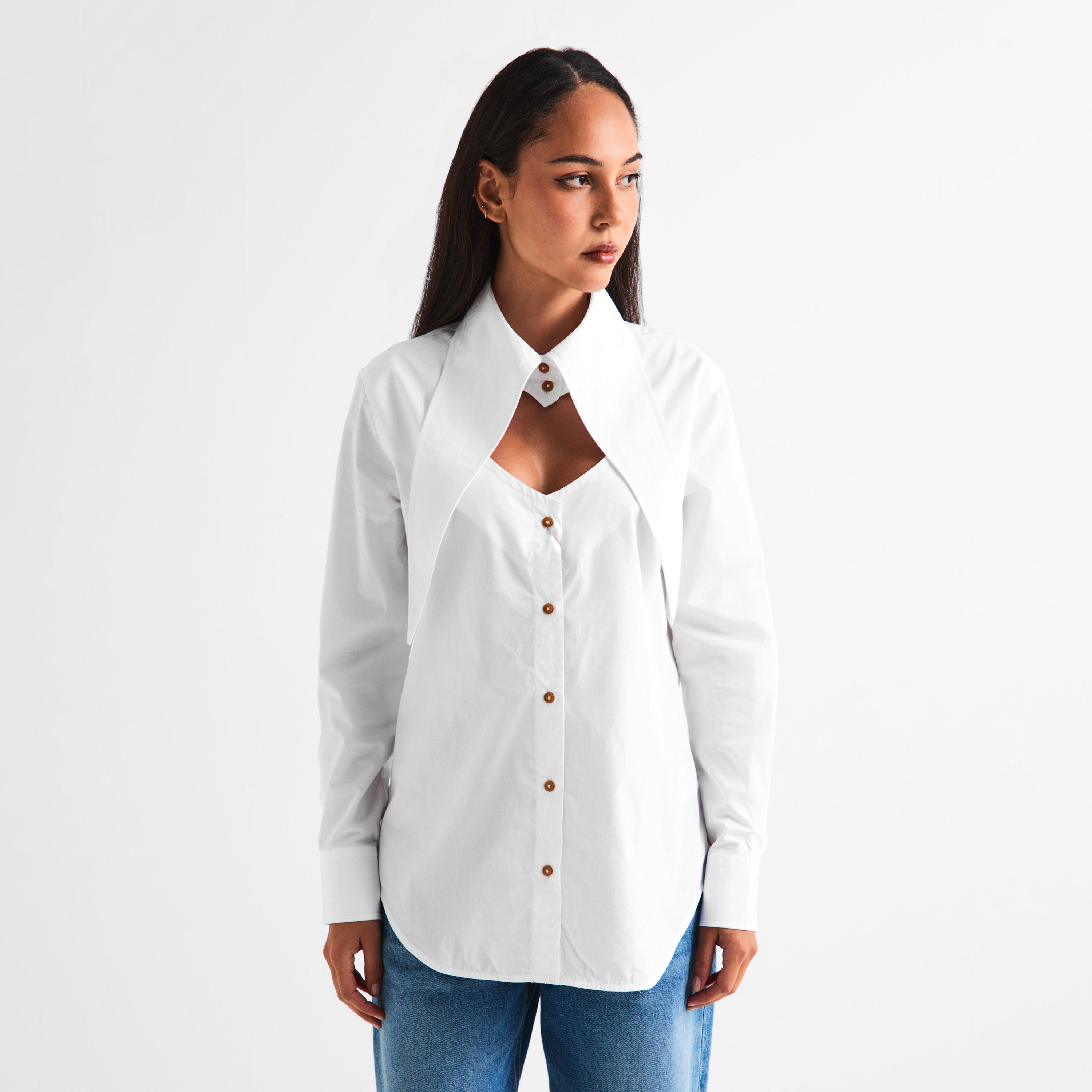 Viv Heart Long Sleeve Oxford Shirt