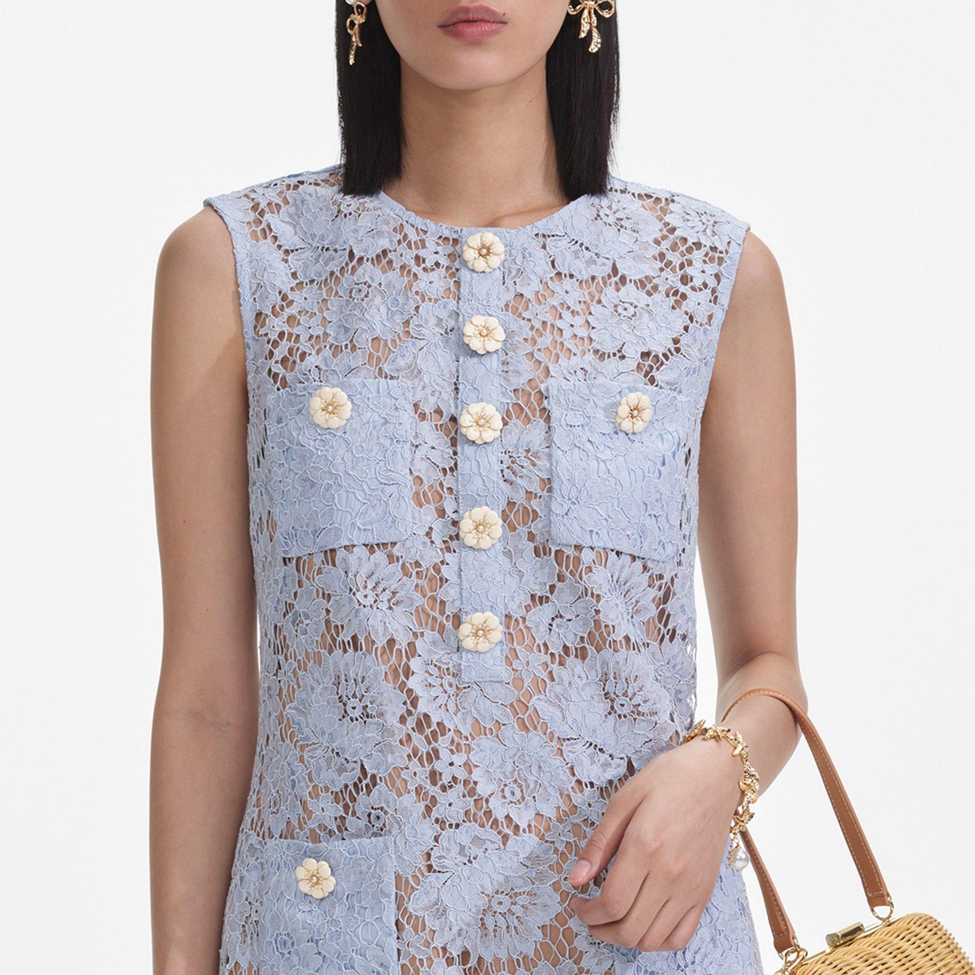 Fine Lace Mini Dress