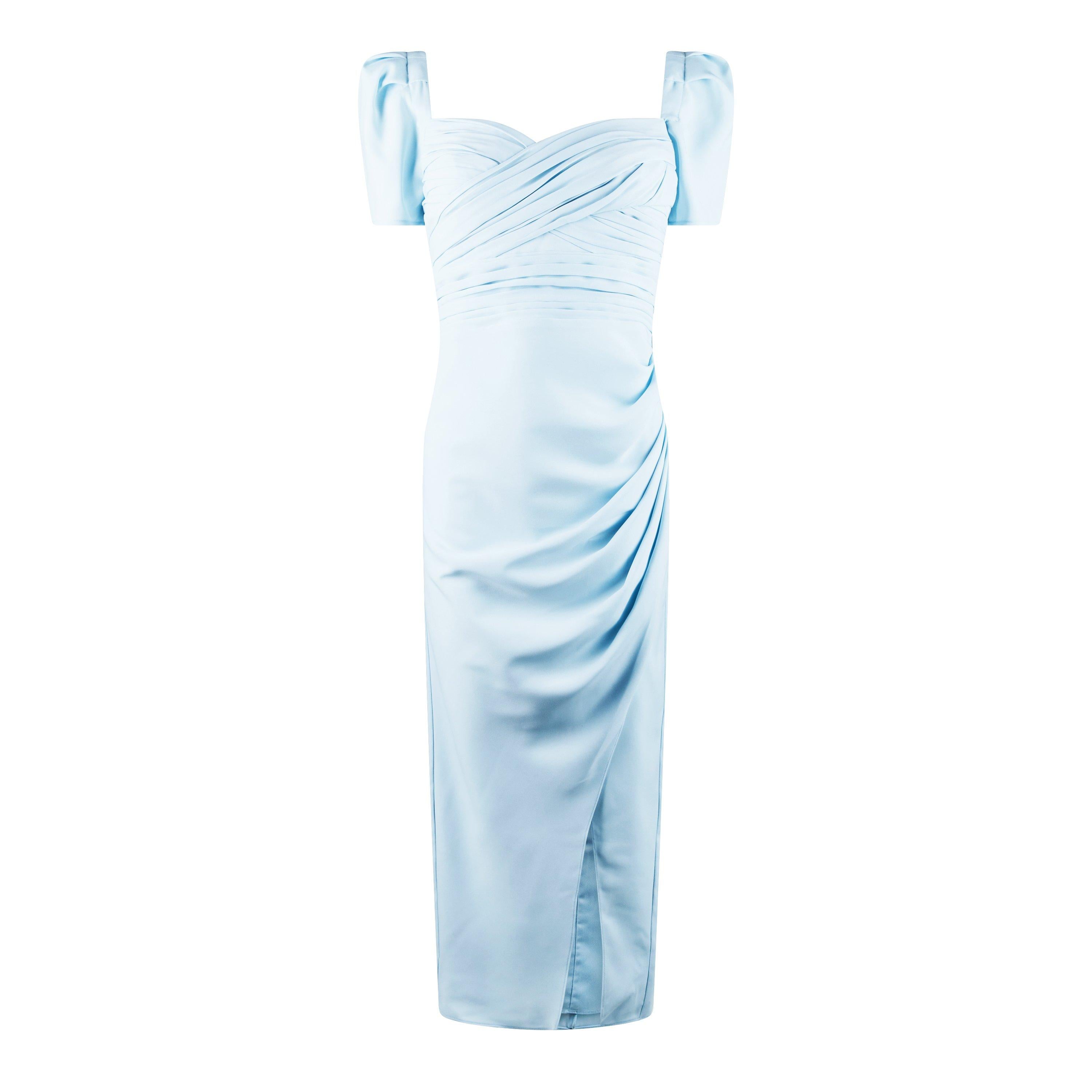 Crepe Midi Dress