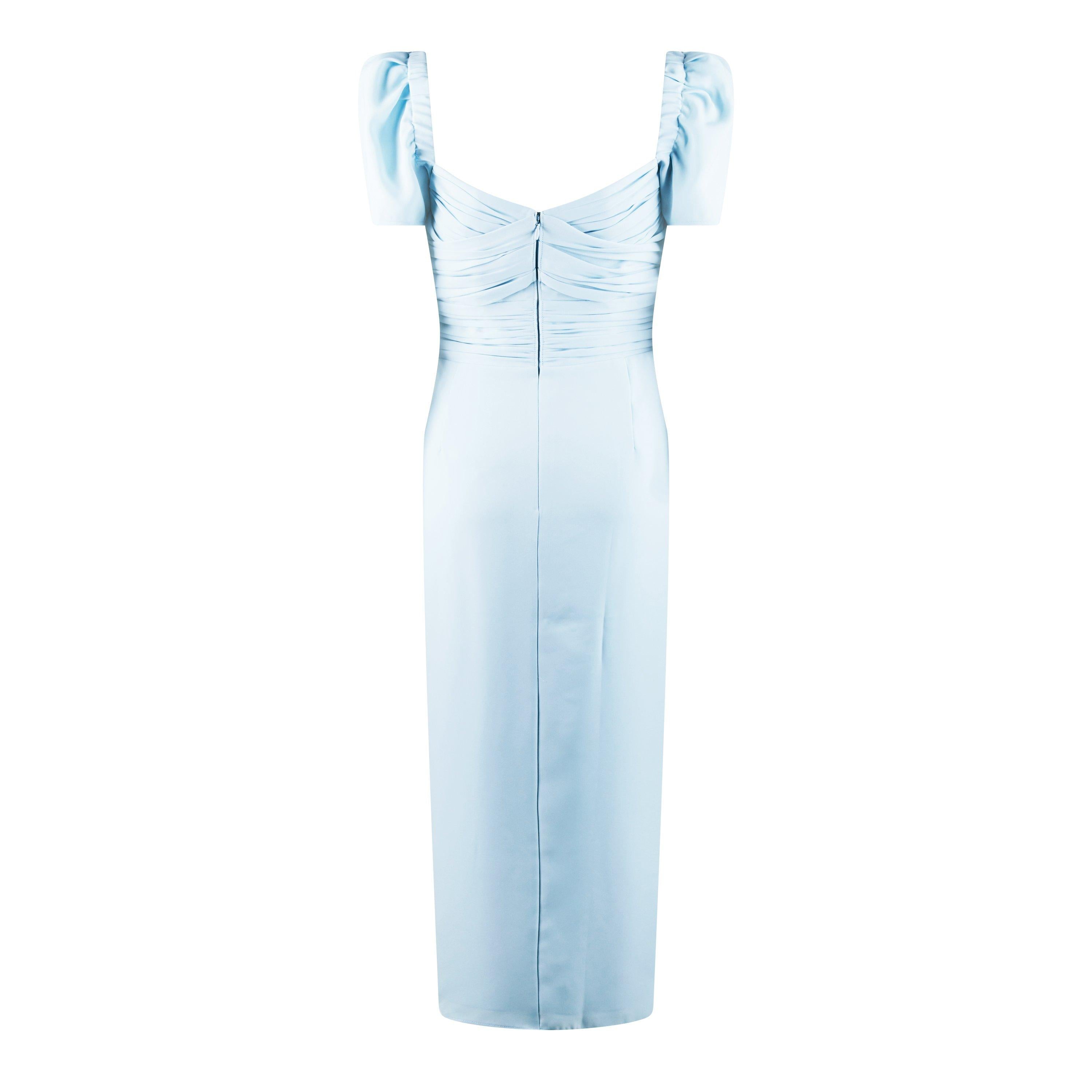 Crepe Midi Dress