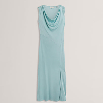 Ted Baker Sleeveless Drape Neck Jersey Maxi Dress