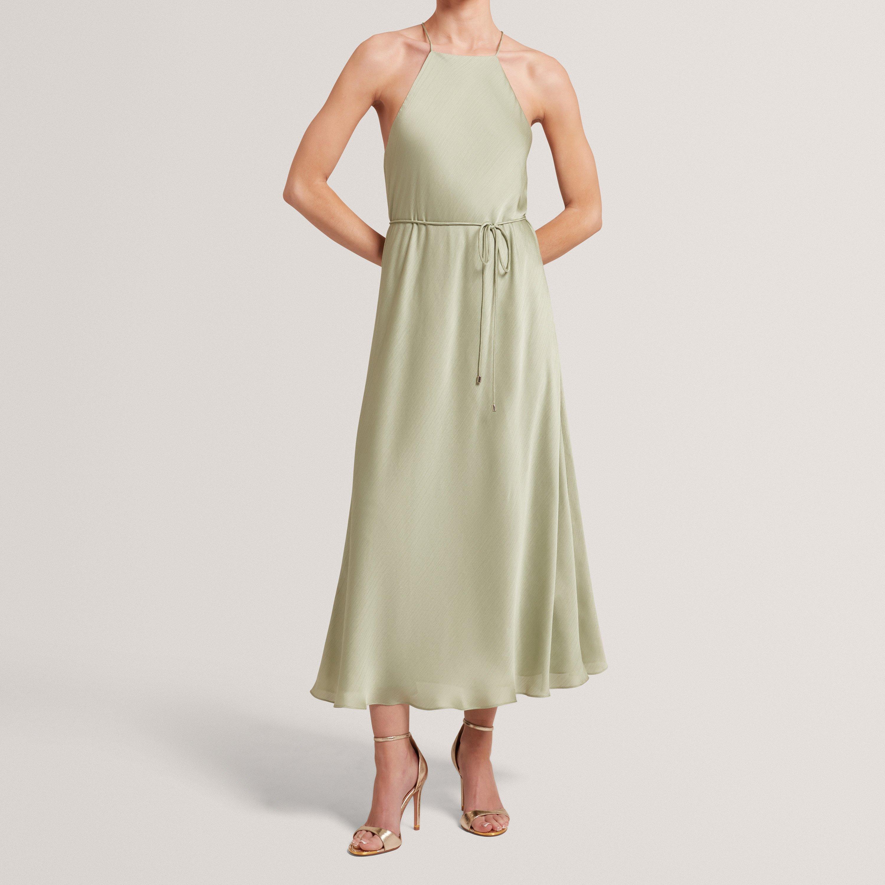 Ted Baker Halter Neck Midi Dress