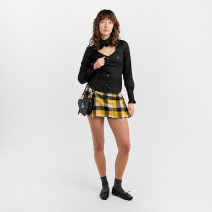 Viv Frill Short Sleeve Plain Shirt