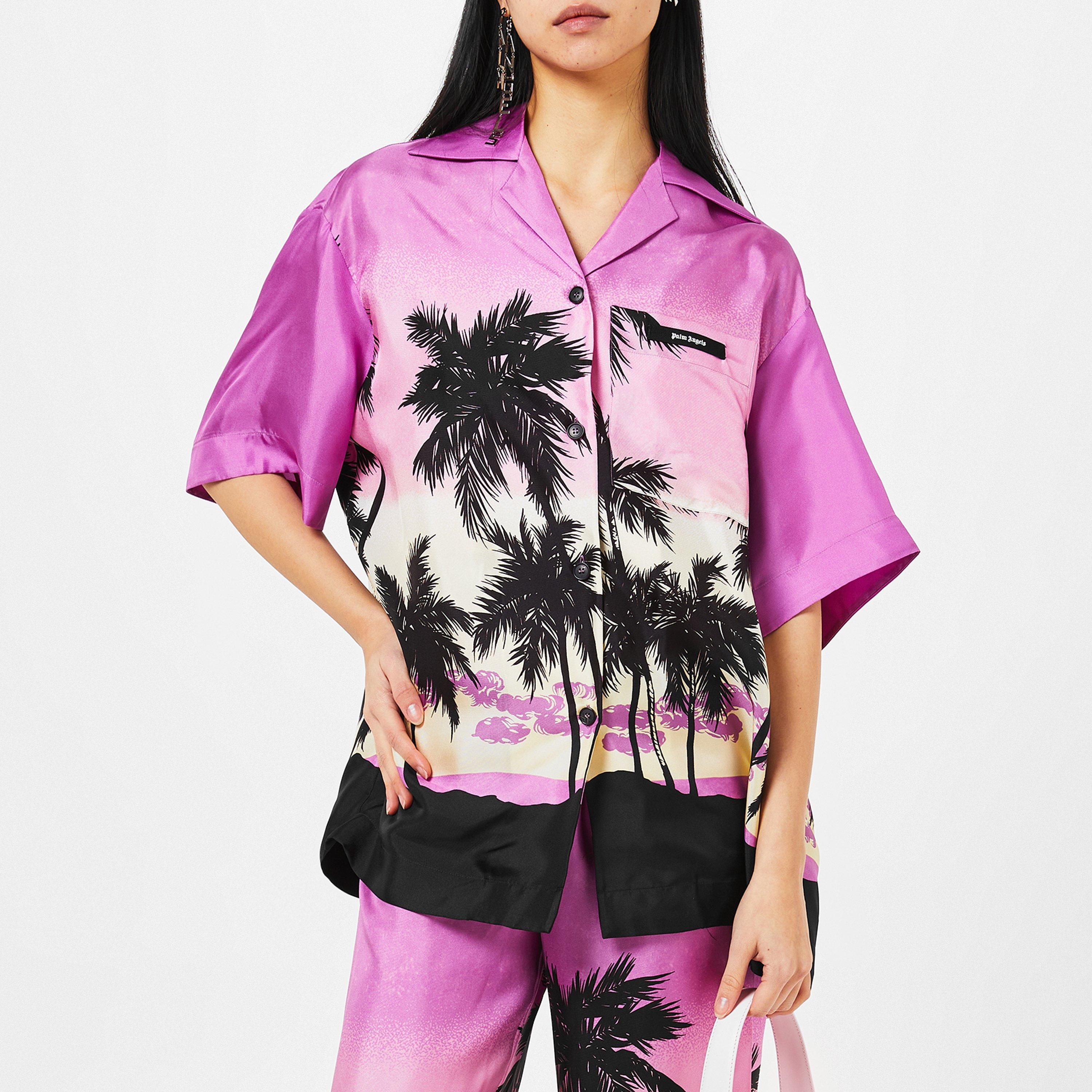 Women's Sunst Bowl Short-Sleeve Patterned Shirt
