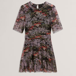 Ted Baker Mesh Midi Dress
