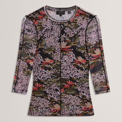 Ted Baker Mesh Print Top