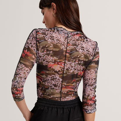 Ted Baker Mesh Print Top