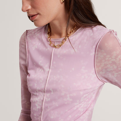 Ted Baker Mesh Print Top