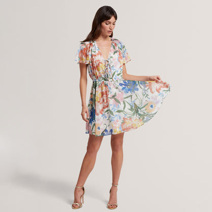 Ted Baker Print Midi Dress