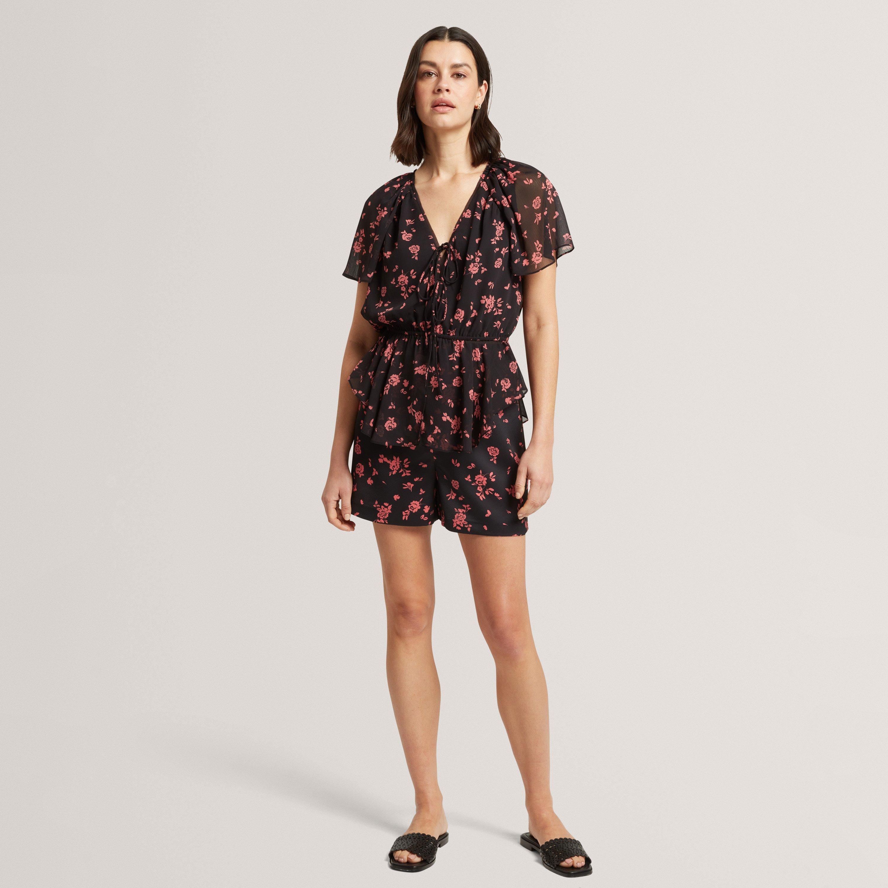 Ted Baker Soft Woven Peplum Top