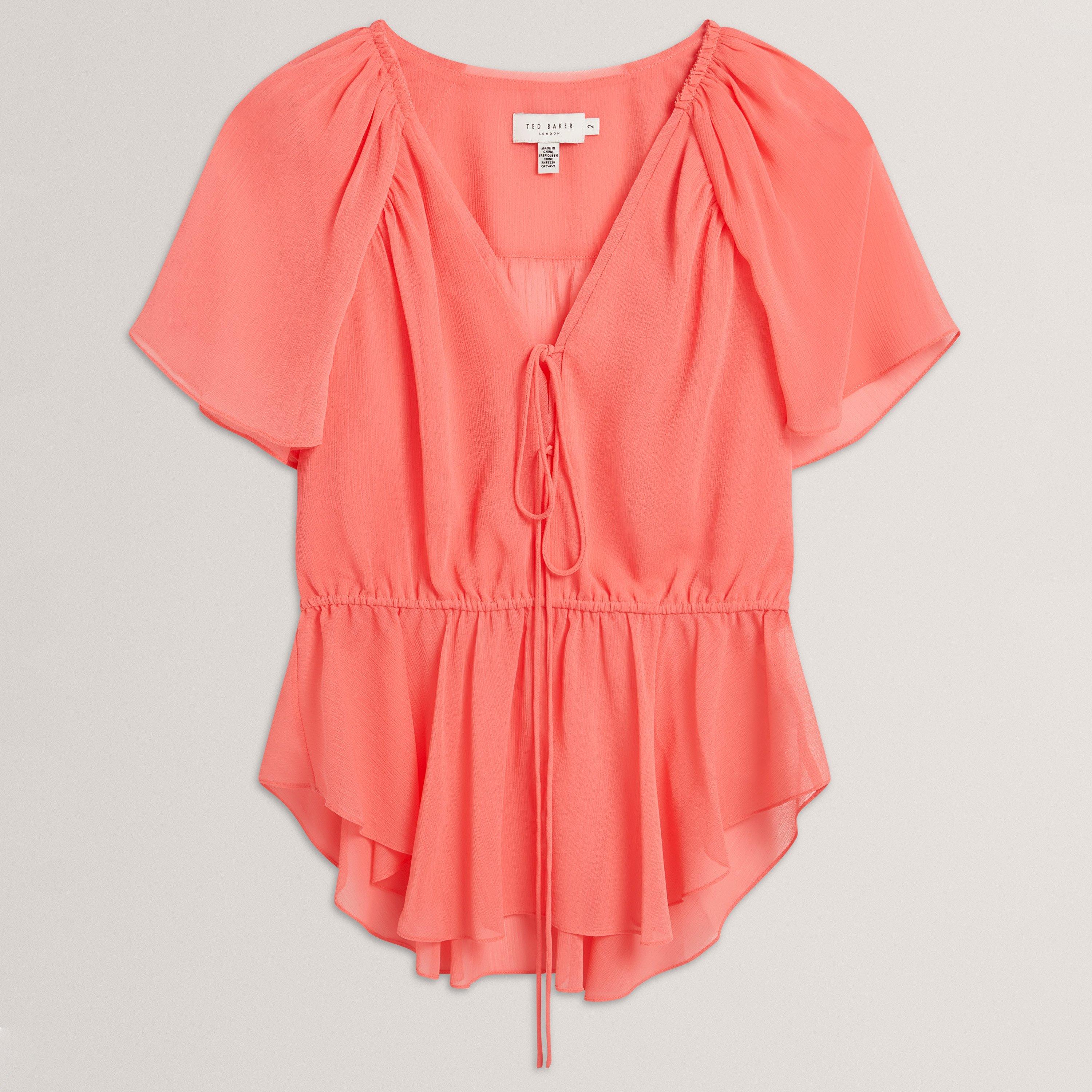 Ted Baker Soft Woven Peplum Top