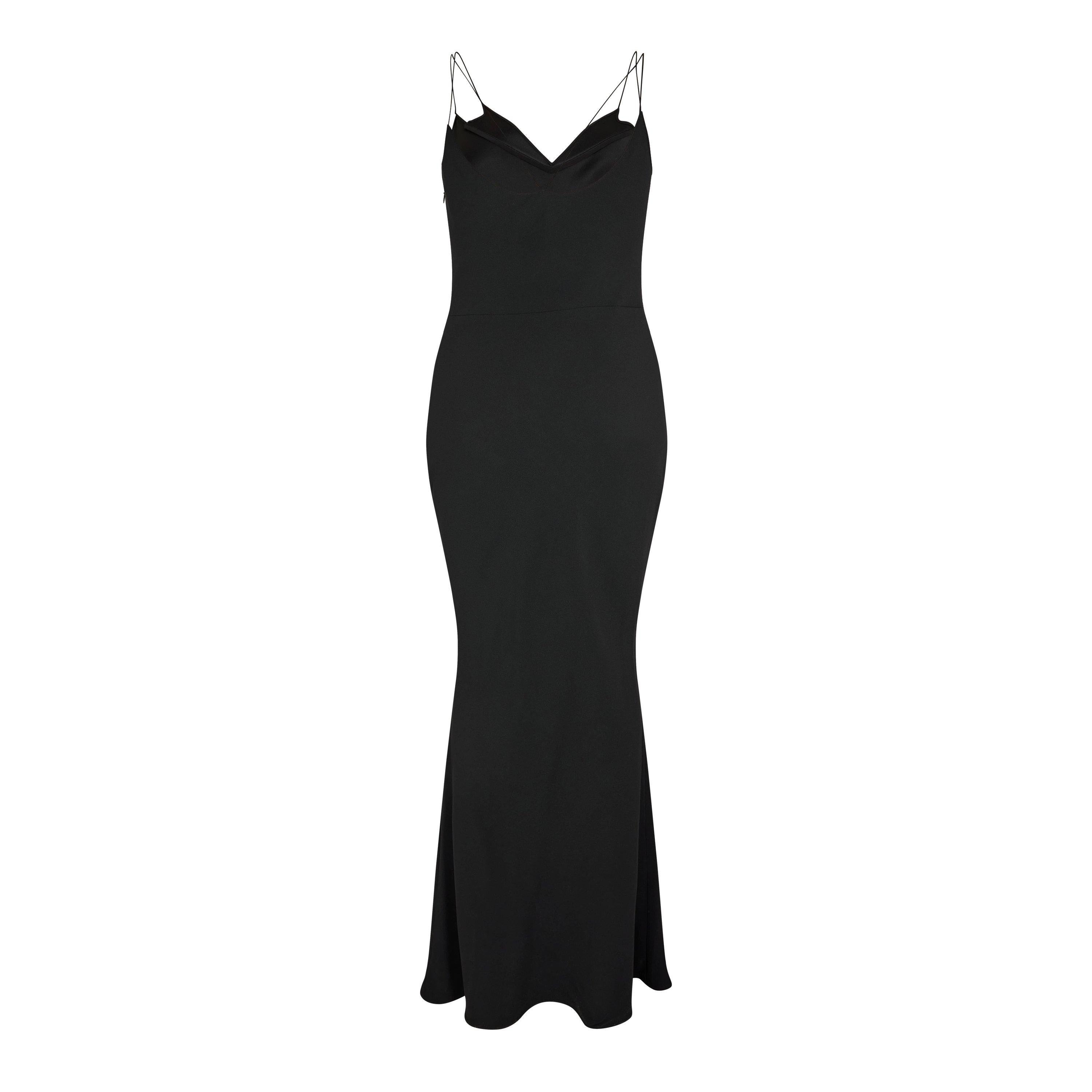 Bias Cocktail Long Maxi Dress