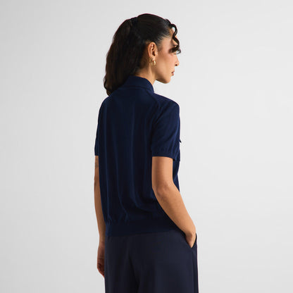 Knitted Short Sleeve Shirt