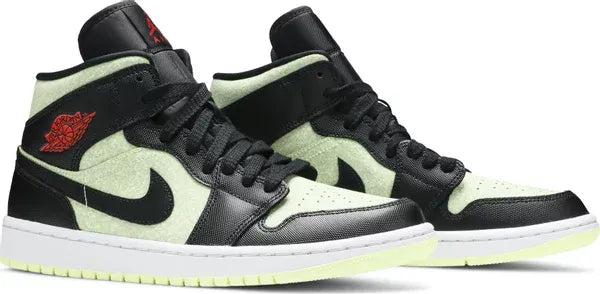 Air Jordan 1 Mid SE 'Black Barely Volt'