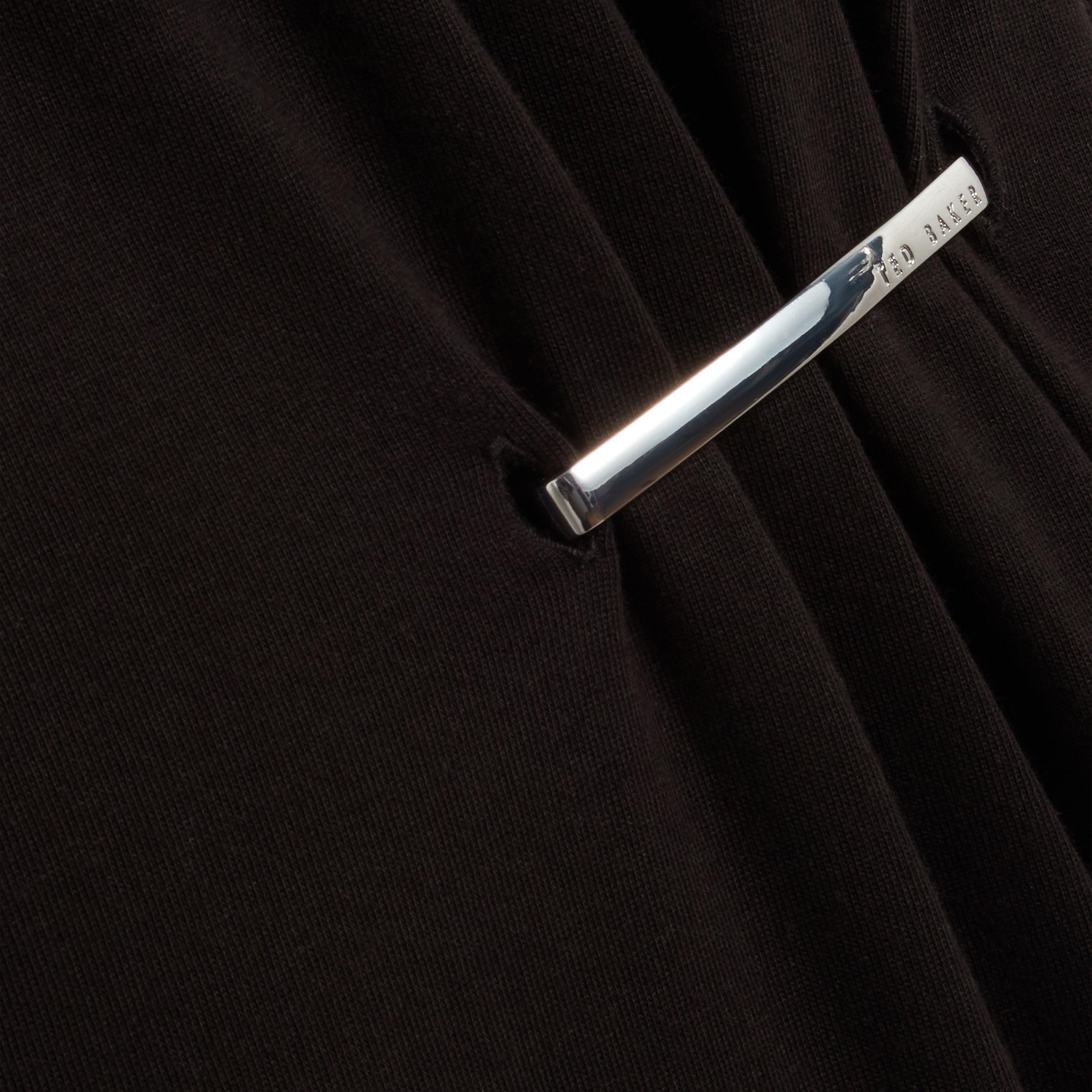 Metal Trim T-Shirt Dress