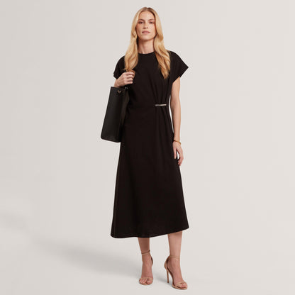 Metal Trim T-Shirt Dress