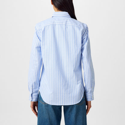 Women's Charlotte Stripe Long Sleeve Oxford Shirt