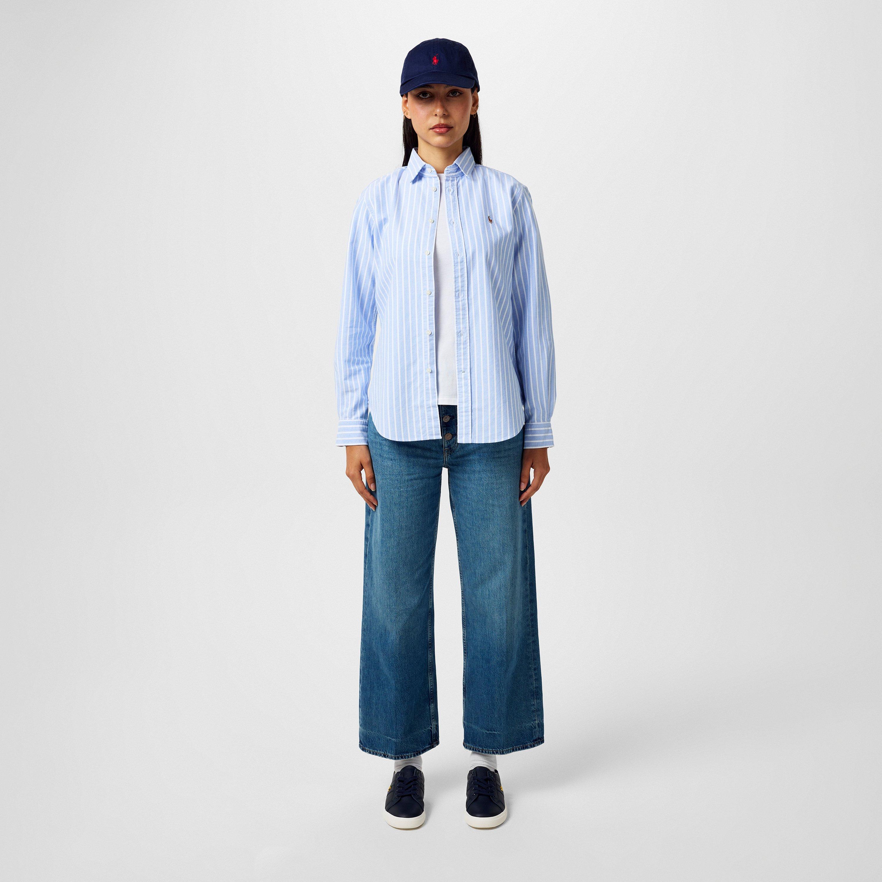 Women's Charlotte Stripe Long Sleeve Oxford Shirt