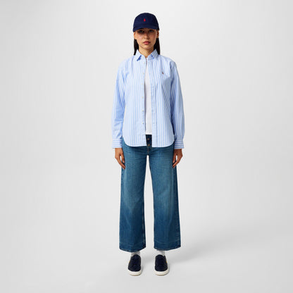 Women's Charlotte Stripe Long Sleeve Oxford Shirt