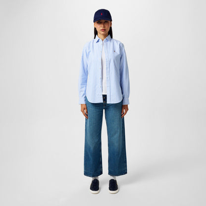 Women's Charlotte Stripe Long Sleeve Oxford Shirt